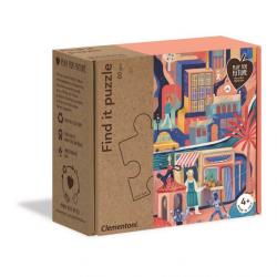 Clementoni - Find it Puzzle - 60 pièces - En ville