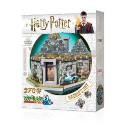 Wrebbit3D - Puzzle 3D - 270 pièces - Harry Potter - Hutte