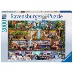 Ravensburger - Puzzle 2000 pièces - Magnifique monde animal