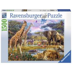Ravensburger - Puzzle 1500 pièces afrique multicolore