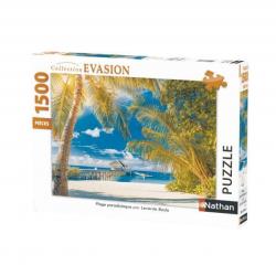 Nathan - Puzzle 1500 pièces - Collection Evasion- Plage