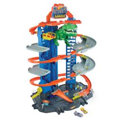 Mattel - Super Dino Robot Garage Hot Wheels City