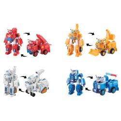 Auldey - Super Wings - Pack 4 Robots Transformables