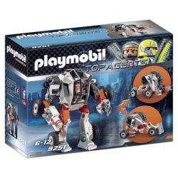 Playmobil - 9251 Chef des Agents secrets avec Robot Mech