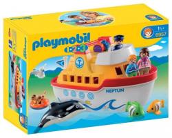 Playmobil 1.2.3 - Navire Transportable - 6957