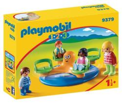 Playmobil 1.2.3 - Enfants Et Manège - 9379