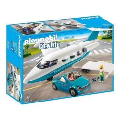 Playmobil - Jet avec vacancières et voiture - 9504