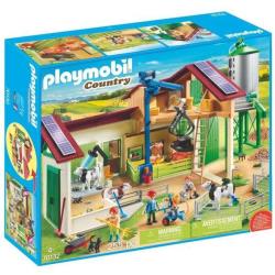 Playmobil La vie à la ferme - Grande ferme avec silo et animaux - 70132