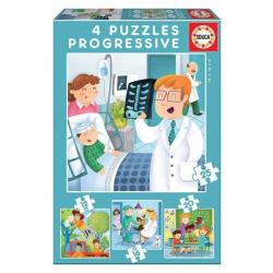 Educa - Puzzles Progressifs 4-en-1 - Quand Je Serai Grand
