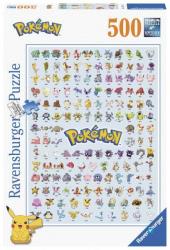 Ravensburger - Puzzle 500 pièces Pokemon 1ère génération