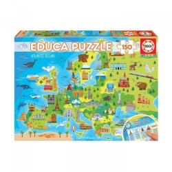 Educa - Puzzle 150 pièces - Carte de l'Europe