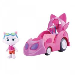 Smoby - 44 Chats - Figurine Milady et sa voiture