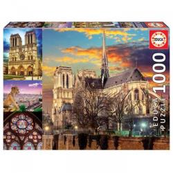 Educa - Puzzle 1000 pièces - Collage de Notre-Dame