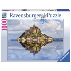 Ravensburger - Puzzle 1000 pièces le mont saint-michel