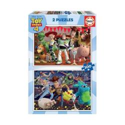 Educa - Puzzle 2x100 pièces - Toy Story 4