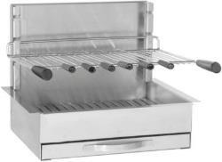 Barbecue charbon Forge Adour encastrable inox 961.56