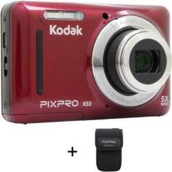 Appareil photo Compact Kodak X53 Rouge + Etui