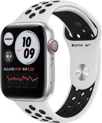 Montre connectée Apple Watch Nike 44MM Alu Argent/Noir Series 6 Cellu