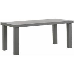 Table de jardin en fibre-ciment gris 180 cm taranto 215948 - BELIANI