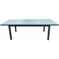 Table Extensible Aluminium/Verre Chillvert Sicilia 180/240*100*75