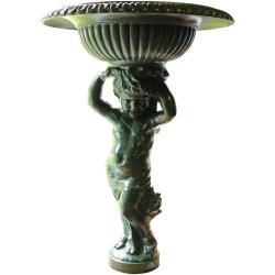 Fontaine de jardin angelot - DOMMARTIN FONTE D'ART 6810026VB
