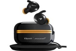 Klipsch Ecouteurs Intra True Wireless Sport Mc Laren Edition, boitier étanche et chargeur induction fournis