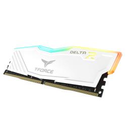 T-Force Delta RGB - 2 x 16 Go - DDR4 3200 MHz - Blanc