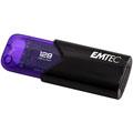 EMTEC B110 Click Easy 3.2 - 128Go / Noir, violet (ECMMD128GB113)