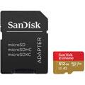 Sandisk Extreme microSDXC UHS-I - 512 Go + adaptateur