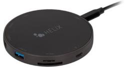 Hub Helix USB-C 9 en 1 avec chargement sans fil