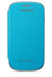 Etui à rabat Turquoise pour Galaxy S3 mini - EFC-1M7FLE