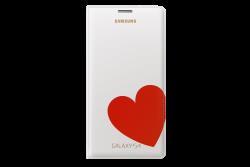 Etui à rabat Edition Fashion Rouge Coeur - Galaxy S5 - EF-WG900RRE