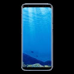 Coque transparente bleue pour Galaxy S8 - EF-QG950CLE