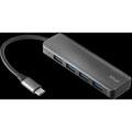 TRUST 23328 - Halyx Aluminium USB-C to 4-Port USB-A 3.2