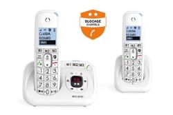 Téléphone sans fil Alcatel DECT ALCATEL XL785 Duo avec Répondeur, Grand Ecran et grandes t