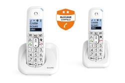 Téléphone sans fil Alcatel DECT ALCATEL XL785 Duo, Grand Ecran et grandes touches