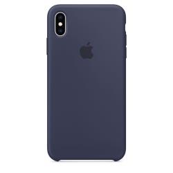 Apple Coque en silicone pour iPhone XS Max - Bleu nuit