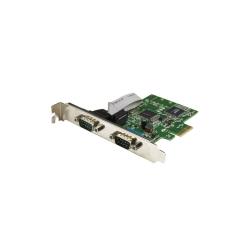 Startech Carte PCI Express à 2 ports série DB9 RS232 - Adaptateur PCIe série avec UART 16C1050