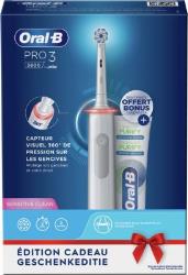 Brosse à dents électrique Oral-B Pro 3800 Sensi ulta thin blanche