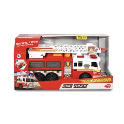 Véhicule de secours - Camion de pompiers avec sons et lumières - 38 cm