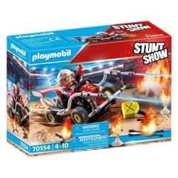 Playmobil Stuntshow - Véhicule et pompier - 70554