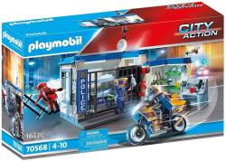 Playmobil 70568 City Action - Les policiers : Police Poste de police et cambrioleur