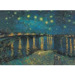 Puzzle 1000 pièces Museum : Nuit étoilée sur le Rhône Van Gogh