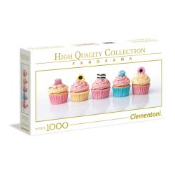 Puzzle 1000 pièces Panoramique : Cupcakes acidulés