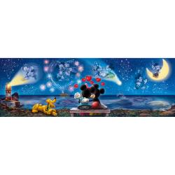 Puzzle Panoramique 1000 pièces : Mickey et Minnie