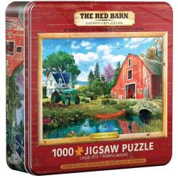 Puzzle 1000 pièces : La grange rouge