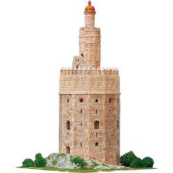 Maquette en céramique : Torre del Oro, Séville, Espagne