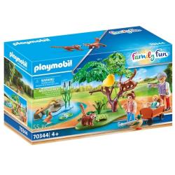 Playmobil 70344 Family Fun : Pandas roux avec enfants