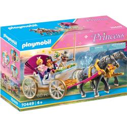 Playmobil 70449 City Princess - Le palais de princesse : Calèche et couple royal