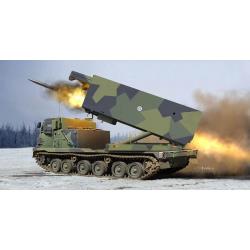 Maquette véhicule militaire : Système de lancement multiple M270 / A1 - Finlande / Pays-Ba